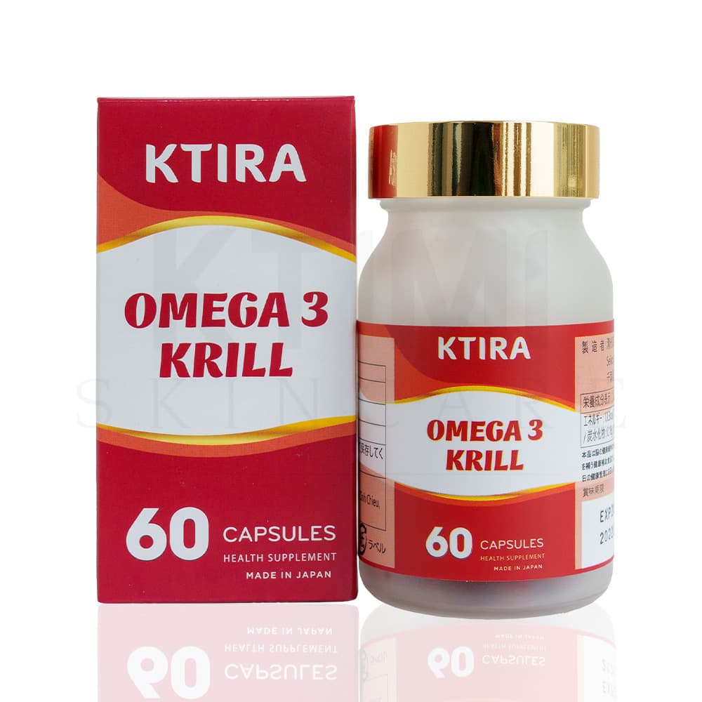 KTIRA Omega 3 Krill, dạng viên, 60 viên/ lọ