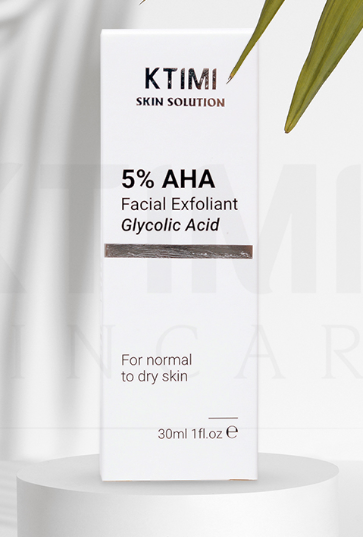 5% AHA facial exfoliant glycolic acid 30g
