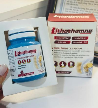 Canxi Tảo Đỏ Lithothamne - 3 hộp