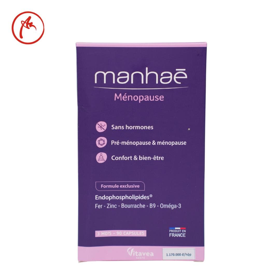 Manhae nội tiết tố nữ hỗ trợ cân bằng nội tiết,điều hòa kinh nguyệt, chậm lão hóa,giúp ngủ ngon 60 viên DP An Nhiên (Hộp 60 viên)