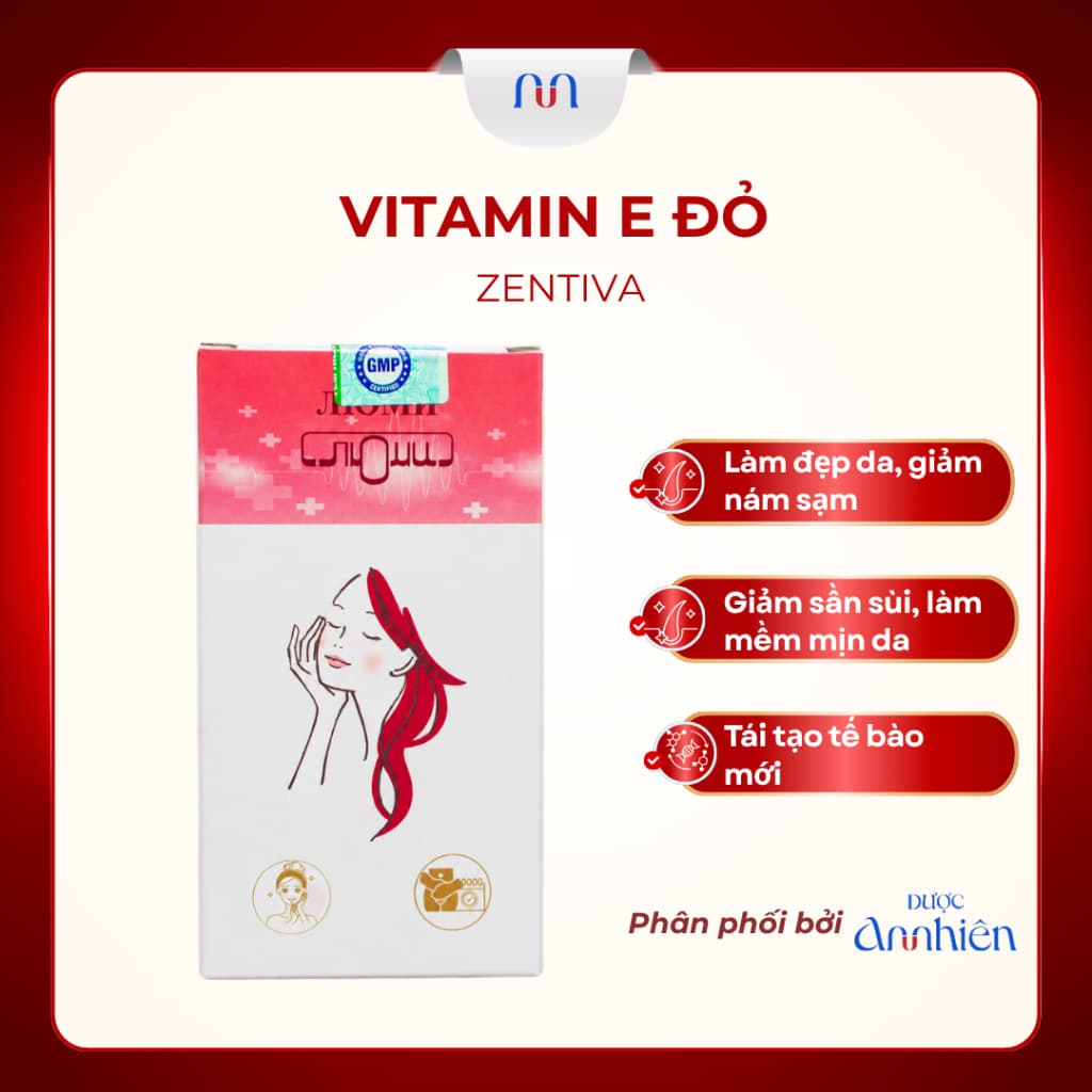 [CHÍNH HÃNG] Viên Uống Vitamin E Đỏ Nga Mirrolla 400mg Hỗ Trợ Đẹp Da Dưỡng Sáng Chống Lão Hóa