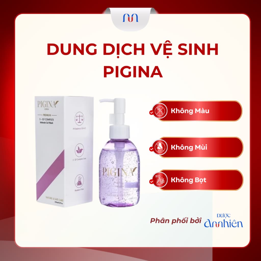 [CHÍNH HÃNG] Dung Dịch Vệ Sinh Pigina 150ML Làm Sạch, Làm Dịu, Cân Bằng Độ PH Tự Nhiên