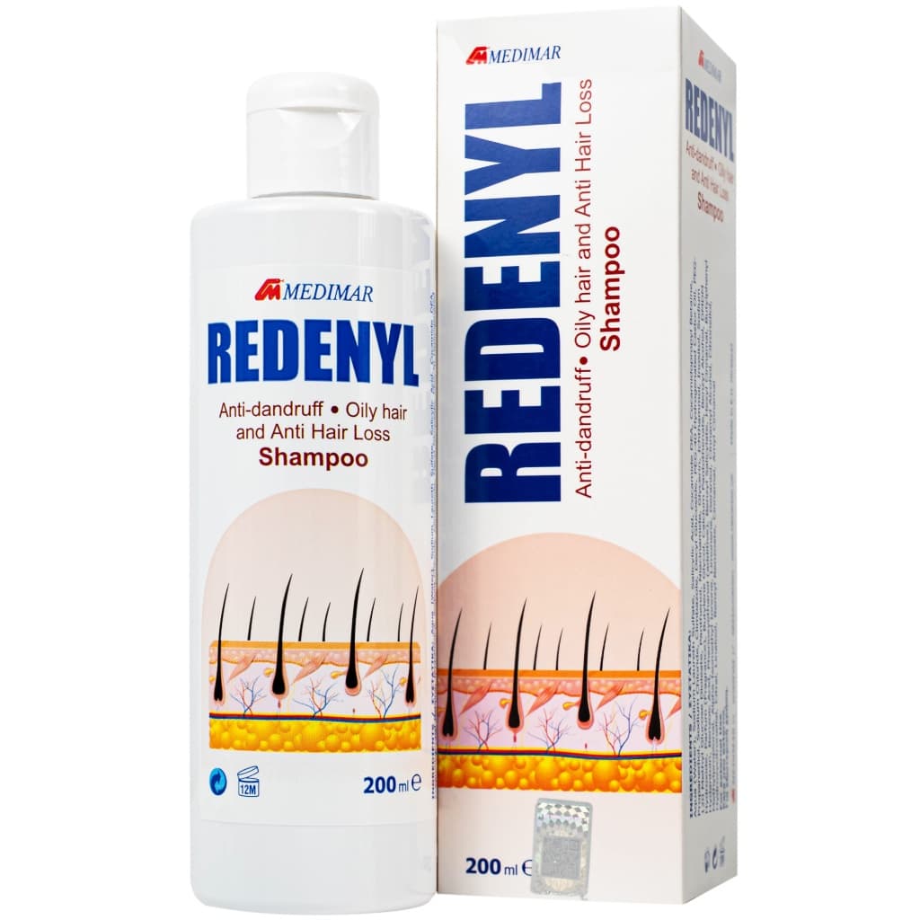 Dầu gội mọc tóc, giảm gàu, dầu và rụng tóc REDENYL 200ml (Dầu Gội 200ml)